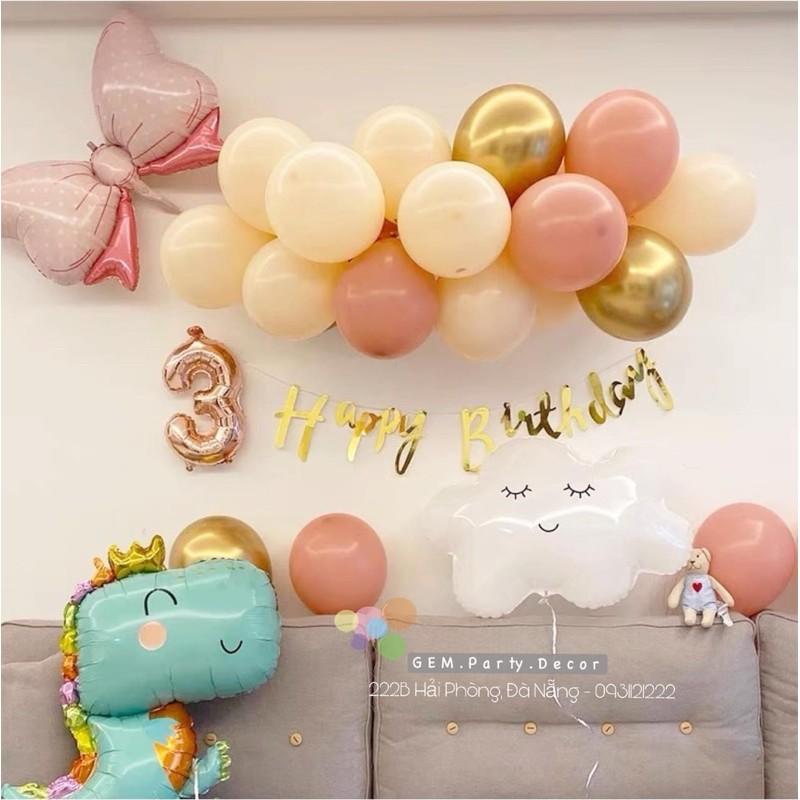 Set bóng sinh nhật bé gái Angle
