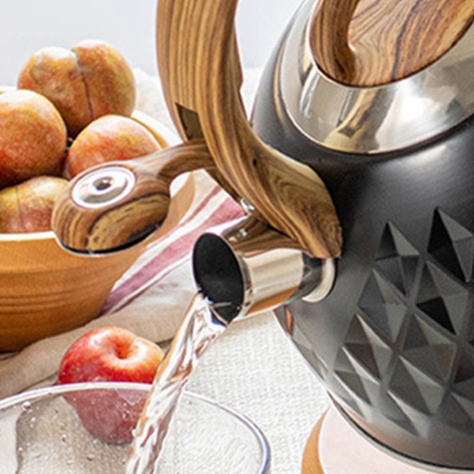 Portable 3L Whistling Kettle top Kettle Picnic Kitchen Tea Camping
