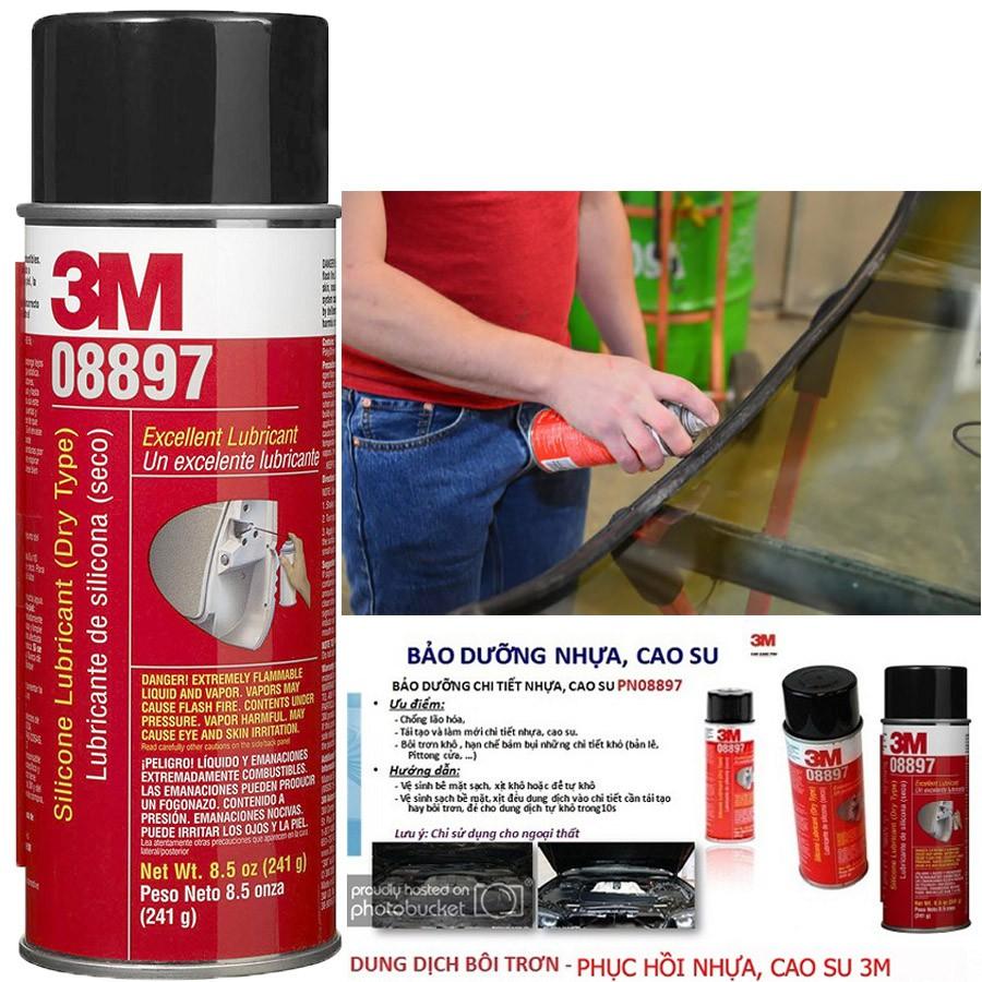 Dung Dịch Bôi Trơn Và Phục Hồi Cao Su 3M 08897