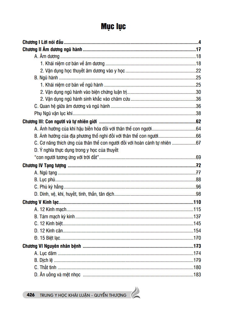 Sách Trung Y Học Khái Luận (Quyển Thượng)