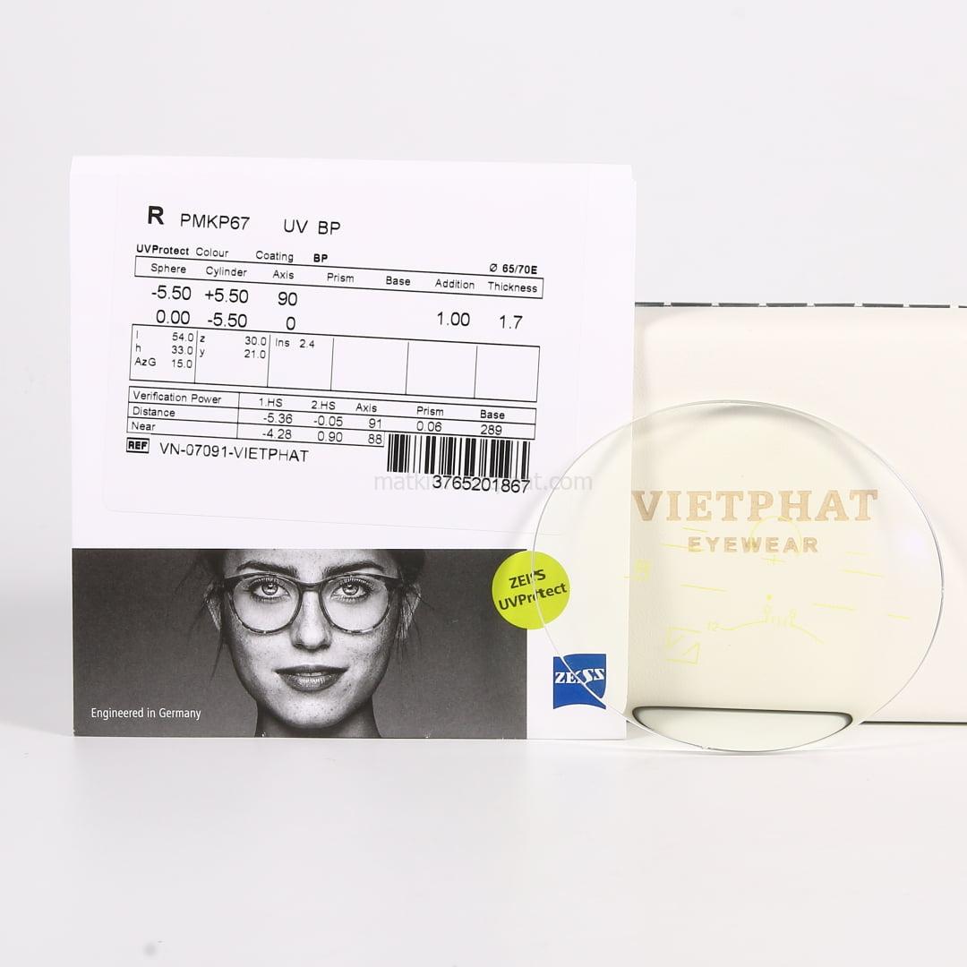 Tròng kính Vietphat Eyewear ZEISS Myokids DuraVision BlueProtect UV