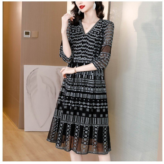 Váy Đầm Che Bụng Thời Trang VH91 - Hàng Quảng Châu Cao Cấp