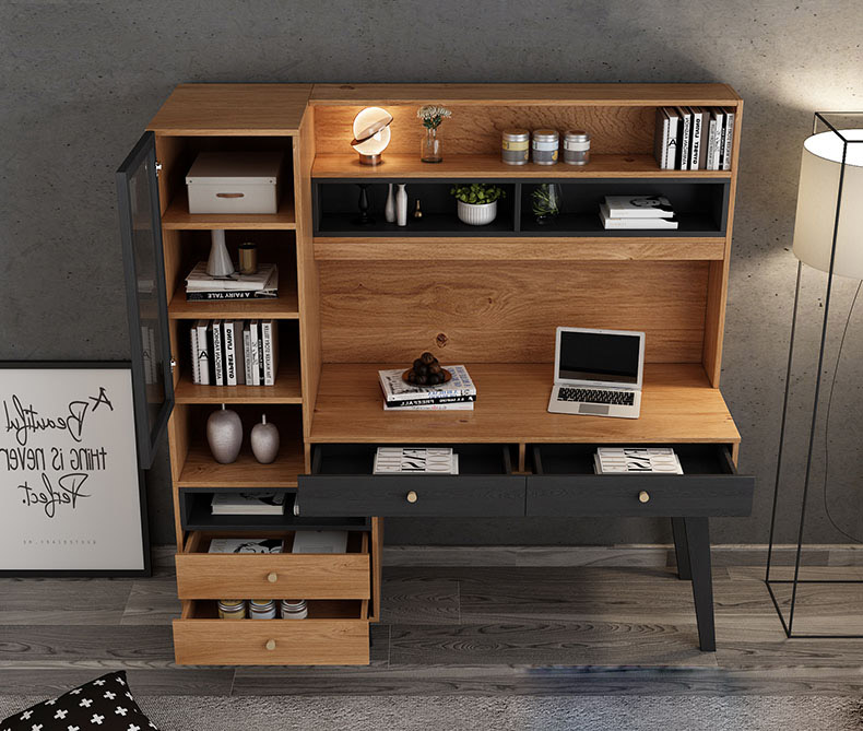 Bàn làm việc bằng gỗ công nghiệp thiết kế đẹp