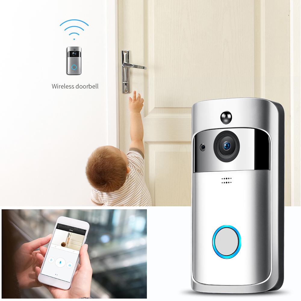 Chuông Cửa Có Camera Kết Nối Wifi Điều Khiển Từ Xa 720P