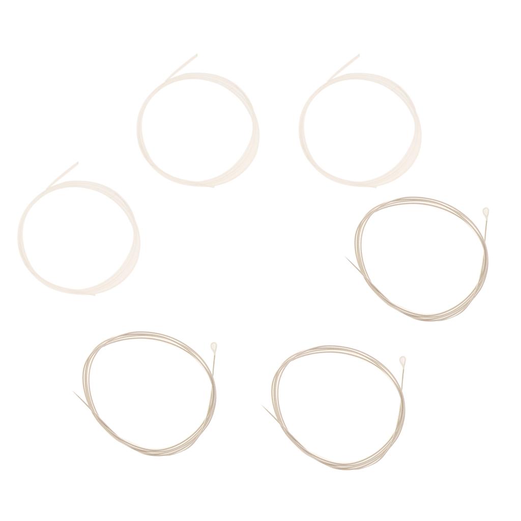 6 Pieces Guitar Replacement Strings Set for Acoustic Classical Guitar