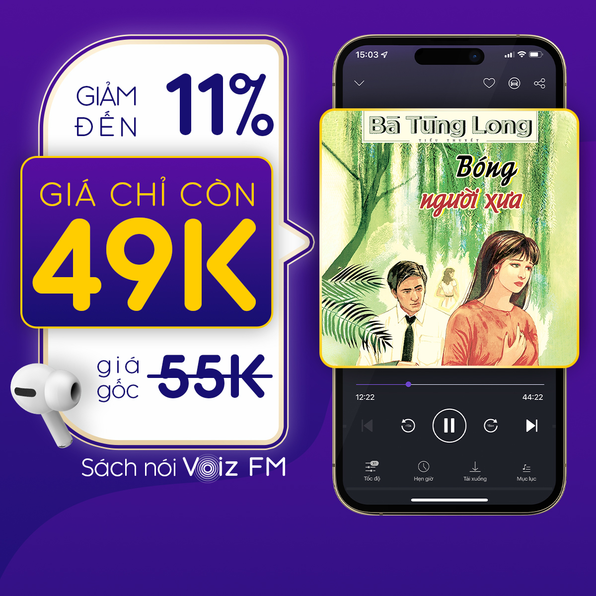 Voiz FM - Voucher nghe Sách Nói