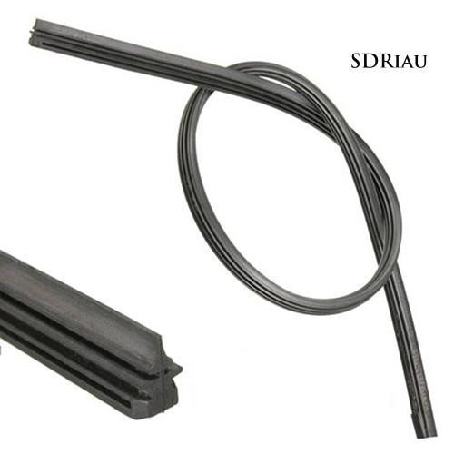 Set 2 Dây Cao Su Thay Thế Cho Cần Gạt Nước Kính Chắn Gió Xe Hơi 6mm