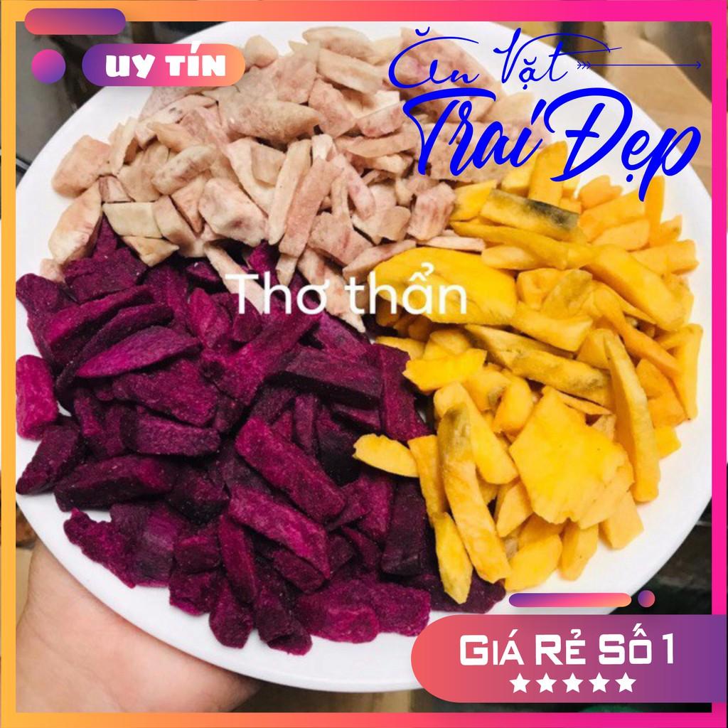 Khoai Lang Cọng Mix 3 Loại hủ Pet 300g - Trai Đẹp Snac