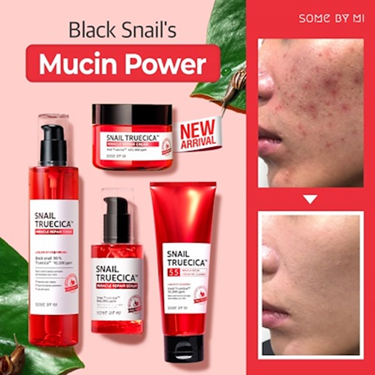 Kem dưỡng Some By Mi Snail Truecica Miracle Repair Cream