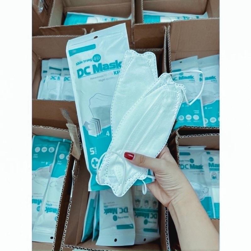 Thùng 300 chiếc Khẩu Trang DC Mask 4 Lớp Kháng Khuẩn KF94 Công Nghệ Hàn Quốc (60 túi )CHUẨN HÃNG DC MASK
