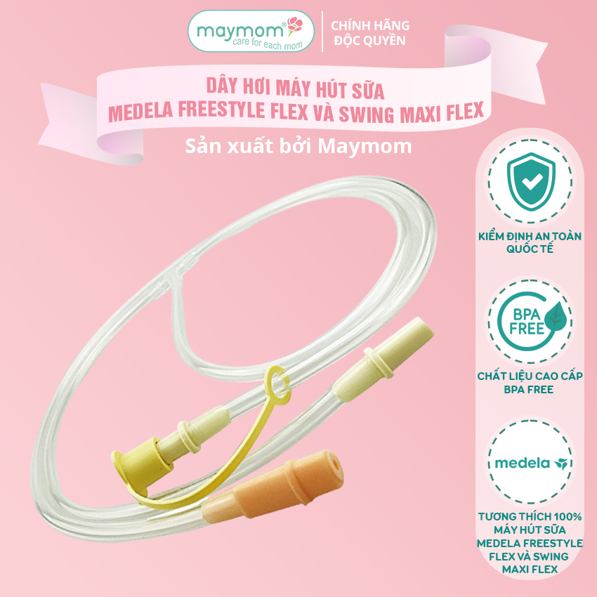 Dây Hút Sữa Medela Freestyle Flex Thương Hiệu Maymom, Không Chứa BPA, An Toàn 100%, Vệ Sinh Dễ Dàng (1 dây)