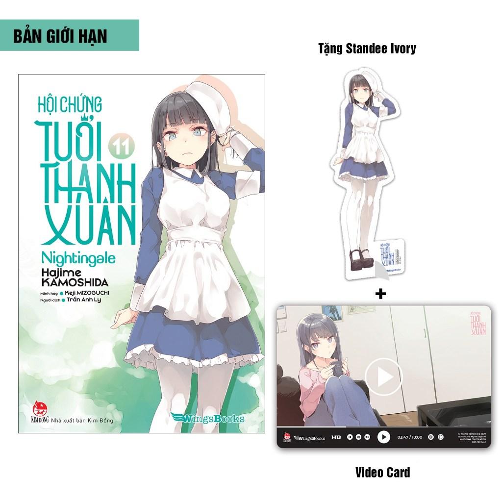 Sách Hội chứng tuổi thanh xuân - Tập 11 - Bản phổ thông và giới hạn - Wings Books  - Light Novel - NXB Kim Đồng