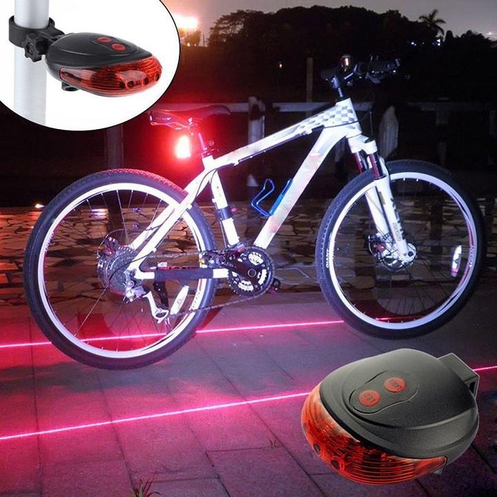 Đèn LED Chiếu Hậu Xe Đạp Cảnh Báo An Toàn Chống Thấm Nước