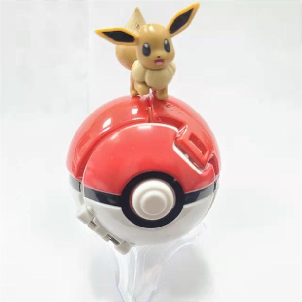 Mô Hình Quả Cầu Pokemon, Tự Động Ném Thú Pikachu Dành Cho Bé