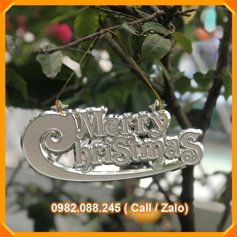 Phụ kiện trang trí noel Chữ merry christmas trang trí noel nhiều kích cỡ