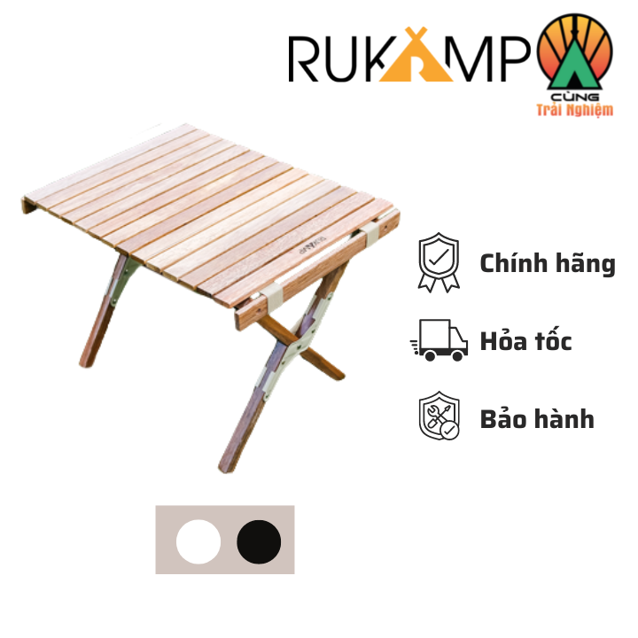 BÀN GỖ CUỘN GẤP GỌN RUKAMP CHUYÊN DU LỊCH CẮM TRẠI RK22B001-M