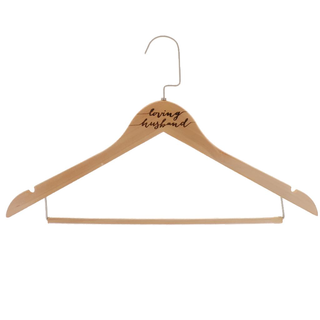 Durable Wooden Clothes Hangers Natural Finish