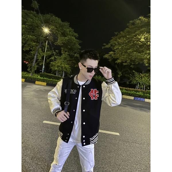 Áo khoác bomber Miken chất dạ siêu nét
