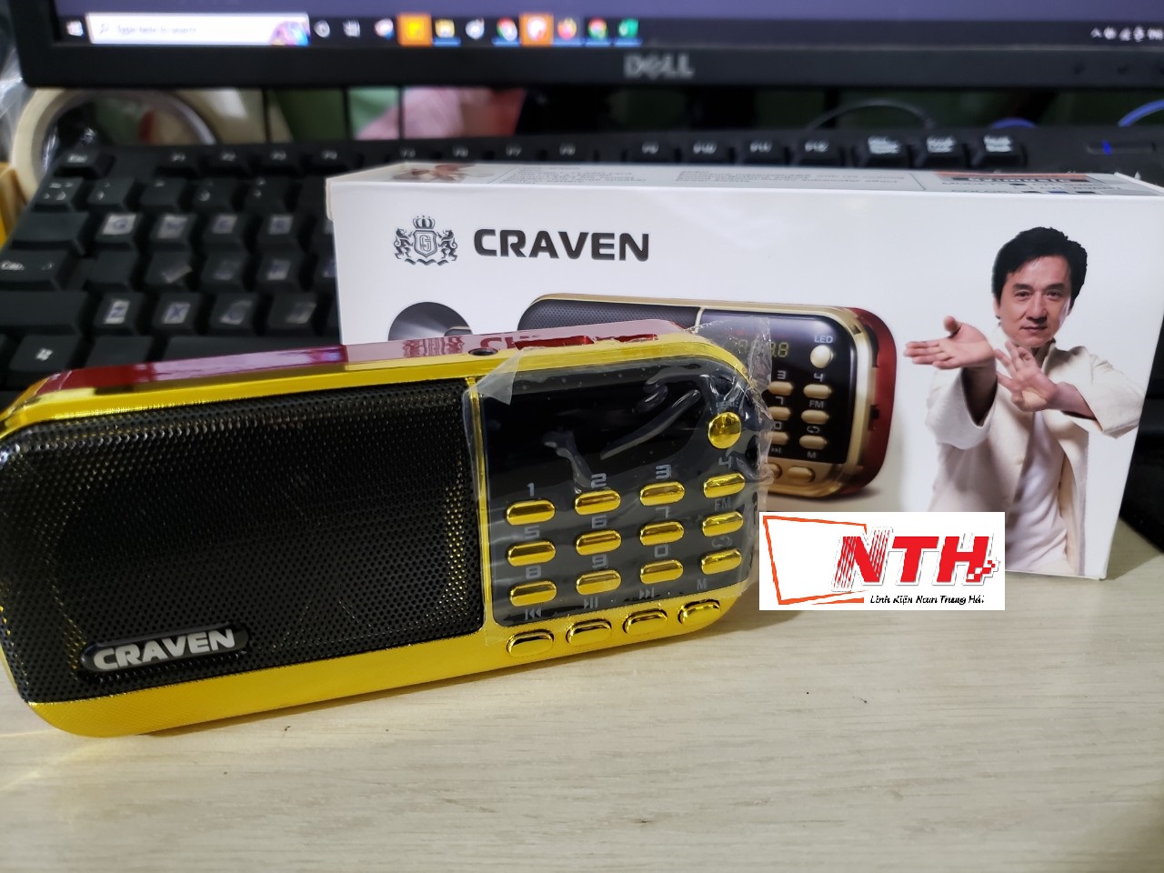 Siêu BềnLoa Nghe Pháp Đa Năng Craven 836s - Nghe FM - Thẻ Nhớ - Đèn Pin