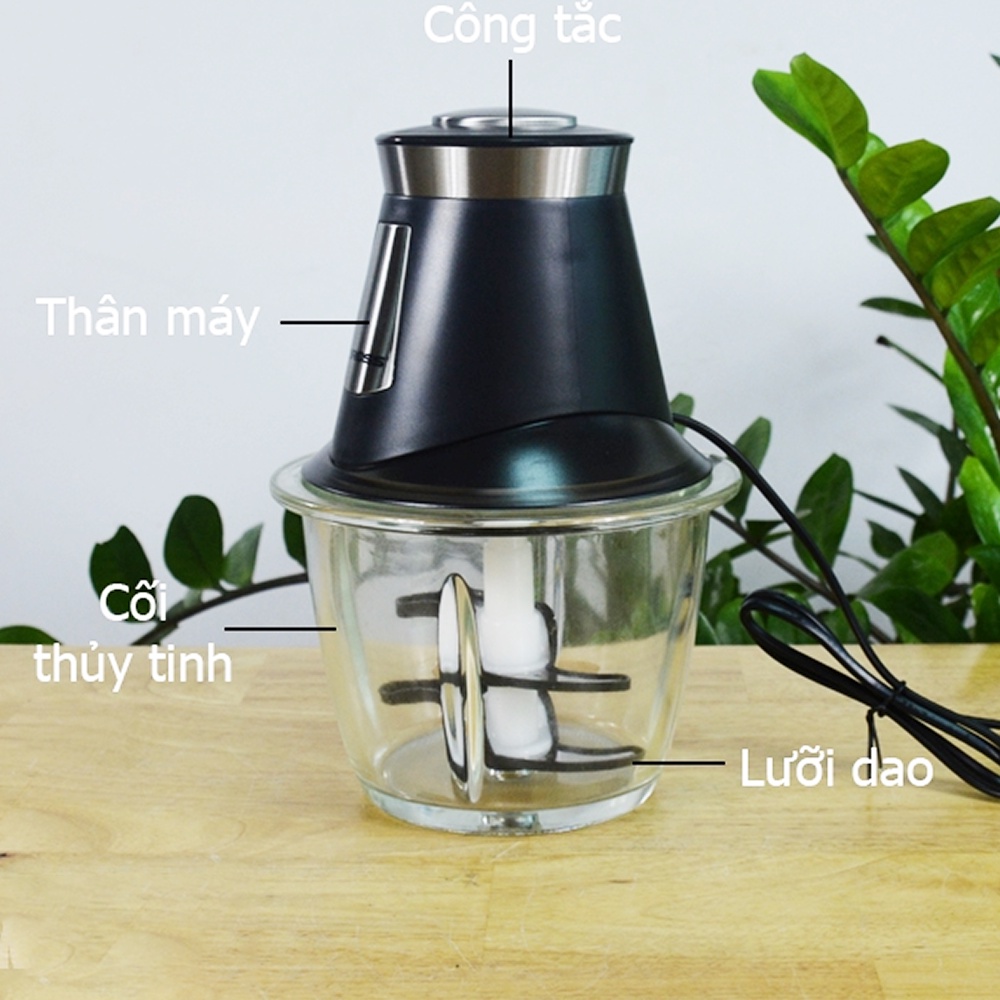 Máy Xay Thịt 2 Lưỡi Dao Kép Tiross TS5248 - 1.2L - Hàng Chính Hãng