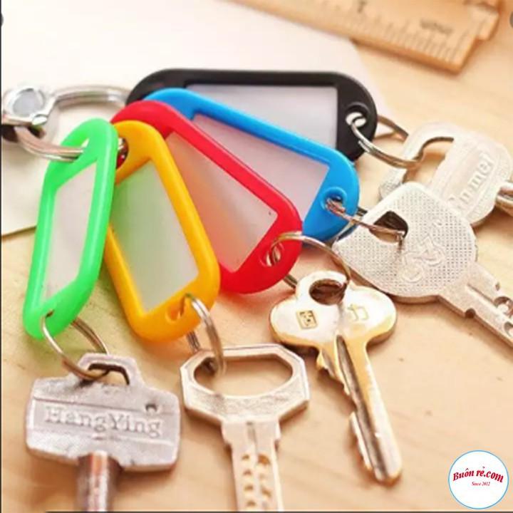 Combo 100 Thẻ Ghi Nhớ Gắn Móc Chìa Khóa, Móc Khóa Key Tag Nhỏ Gọn 00119