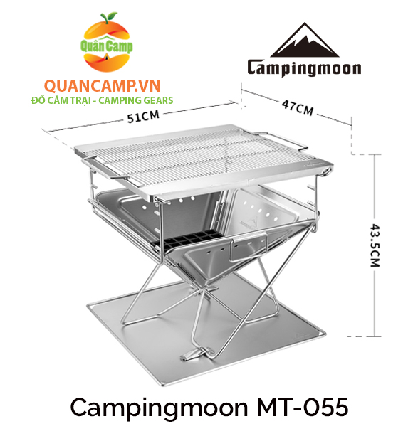 Bếp nướng dã ngoại xếp gọn Campingmoon MT-055