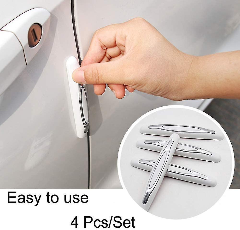 Bộ bảo vệ bảng điều khiển Porte, nhãn dán phổ quát của bảo vệ bên cửa tự động, 4 phòng trắng