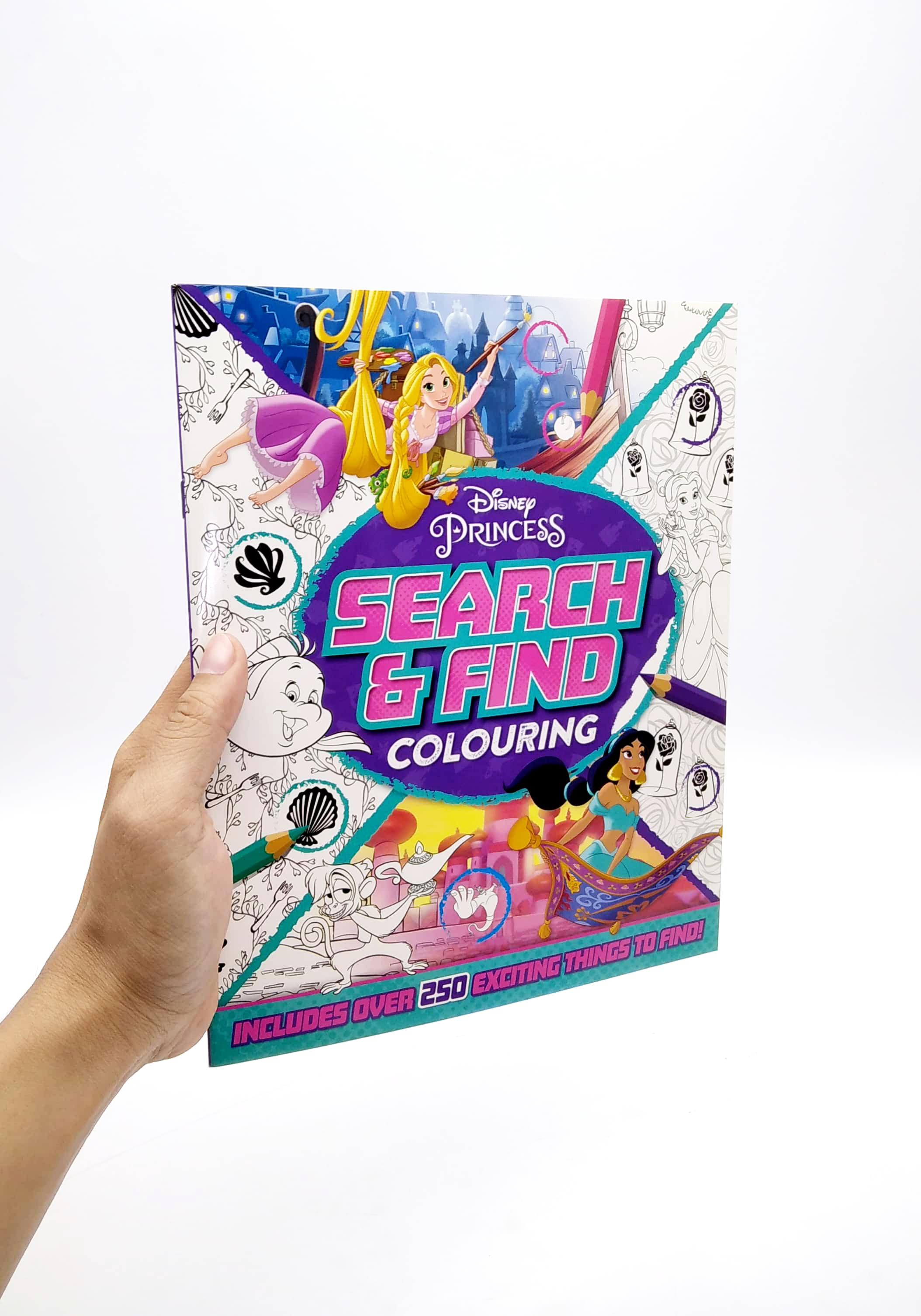 Disney Princess: Search &amp; Find Colouring