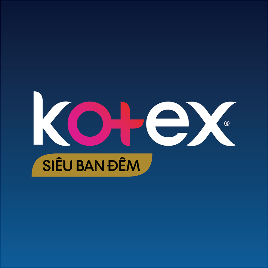 Combo 4 Băng Vệ Sinh Kotex Siêu Ban Đêm 35cm, gói miếng