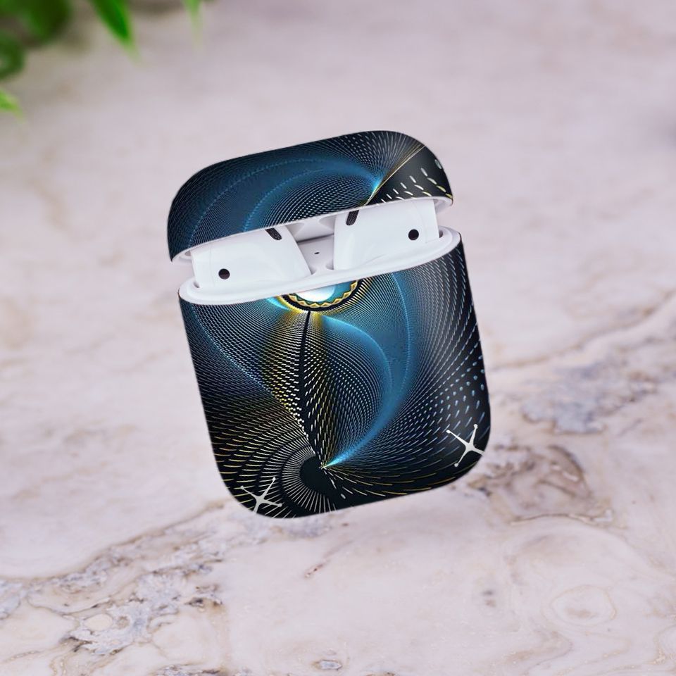 Miếng dán skin chống bẩn cho tai nghe AirPods in hình Họa tiết - HTx067 (bản không dây 1 và 2)