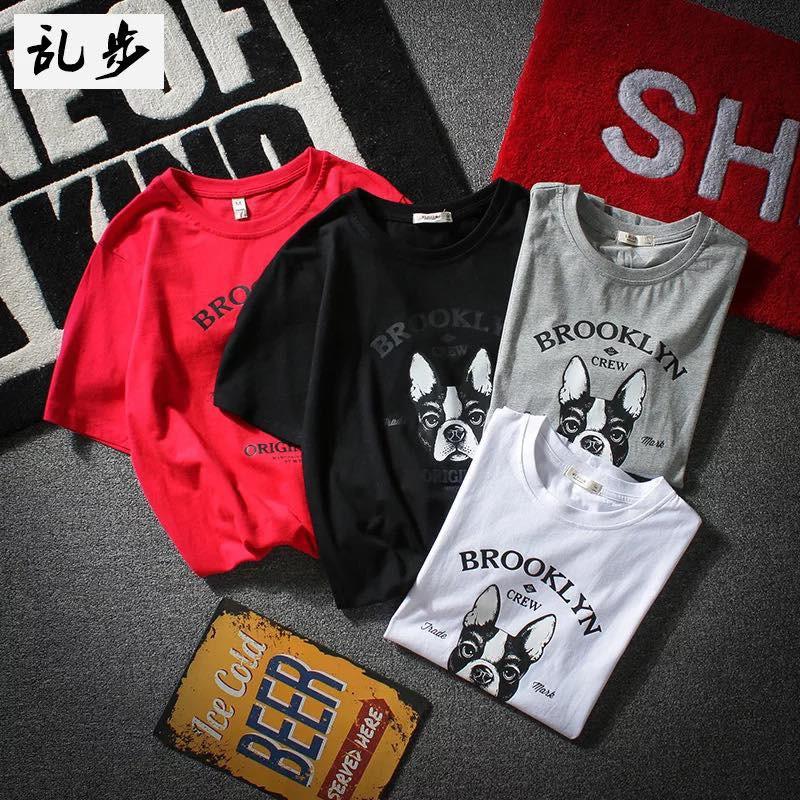 Áo thun unisex 100% cotton cao cấp in hình chó ngầu