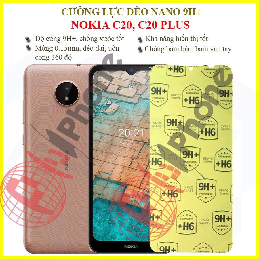 Dán cường lực dẻo nano Nokia C20, C20 Plus