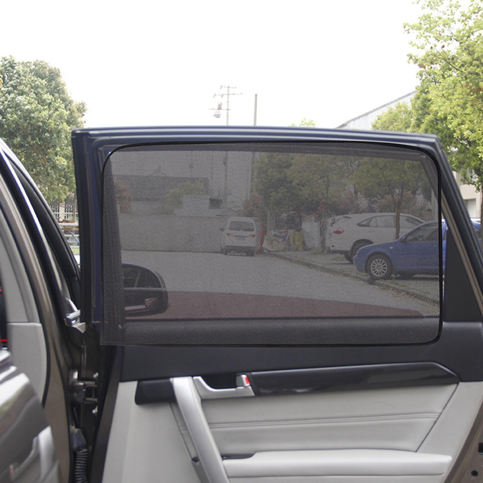 4x Privacy Car Rear Front Side Window Sun Shade Shade Set Durable Easy