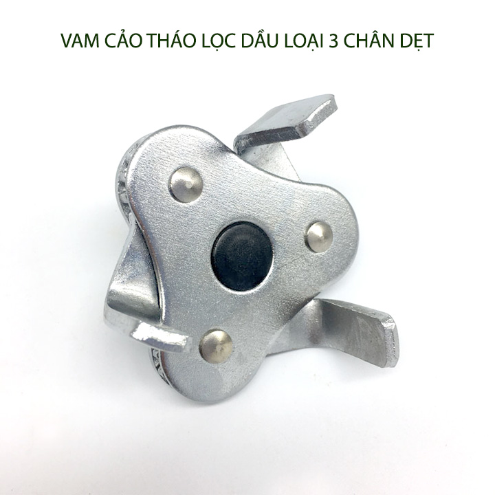 Cảo mở lọc dầu nhớt loại 3 chân dẹt, làm bằng thép mạ chống gỉ