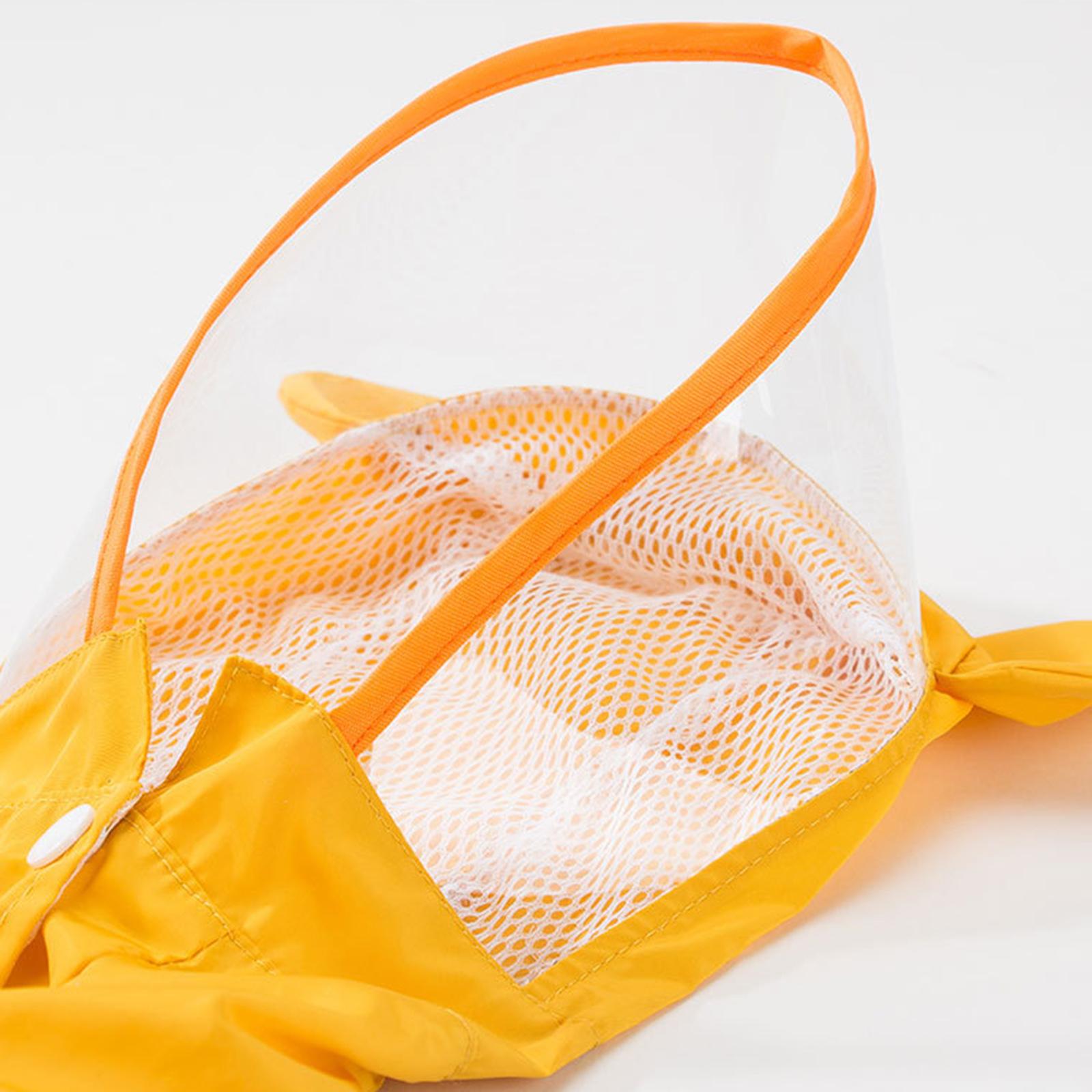 Dog Raincoat Pet Dog Raincoat Waterproof Dog Puppy Raincoat with Transparent Hat Brim Large Dog Medium Dog Rain Coat