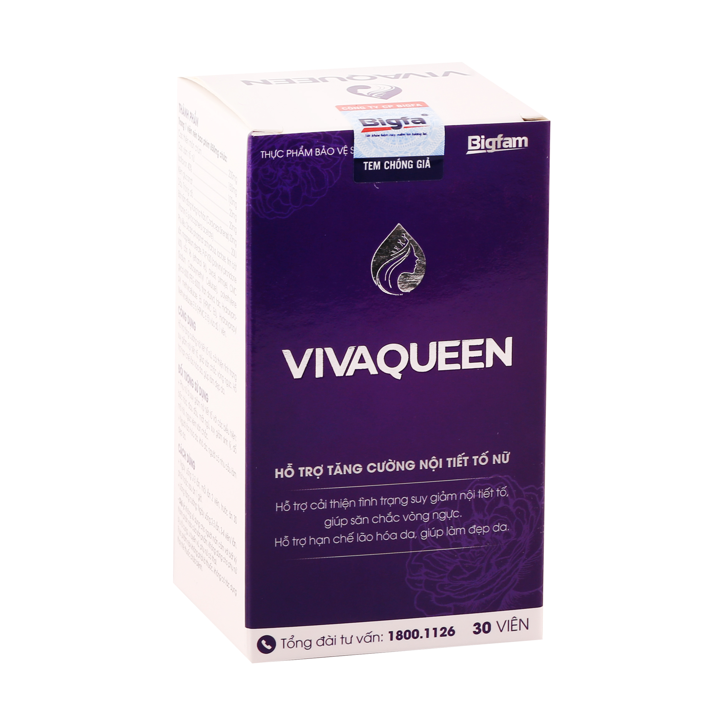 Viên uống nội tiết tố nữ VINAQEEN Bigfam giúp đẹp da, chống lão hóa