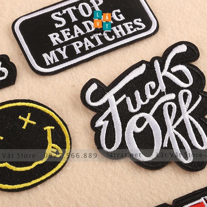 Sticker, Logo Patch Ủi Quần Áo ủi mang Người trưởng thành, Street Style