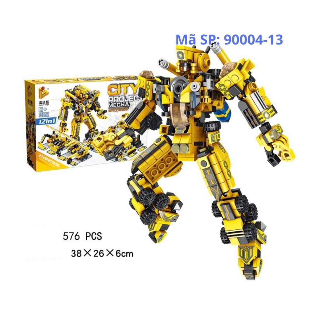 Đồ chơi lắp ráp mô hình ô tô máy bay lâu đài người máy robot thông minh cỡ lớn EASYKIDS giúp trẻ phát triển trí tuệ