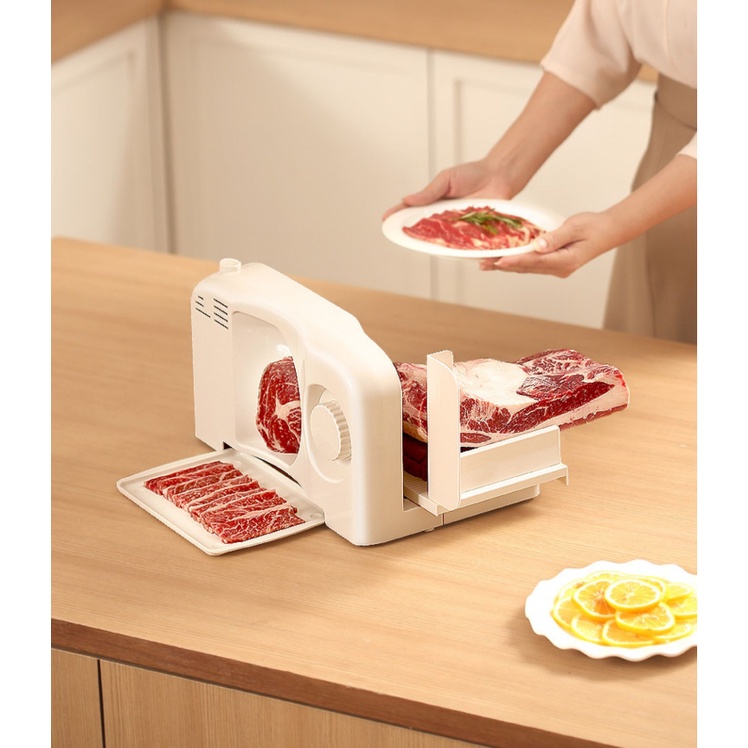 Máy cắt thực phẩm xếp gọn Folding Electric Meat Cutter 150W