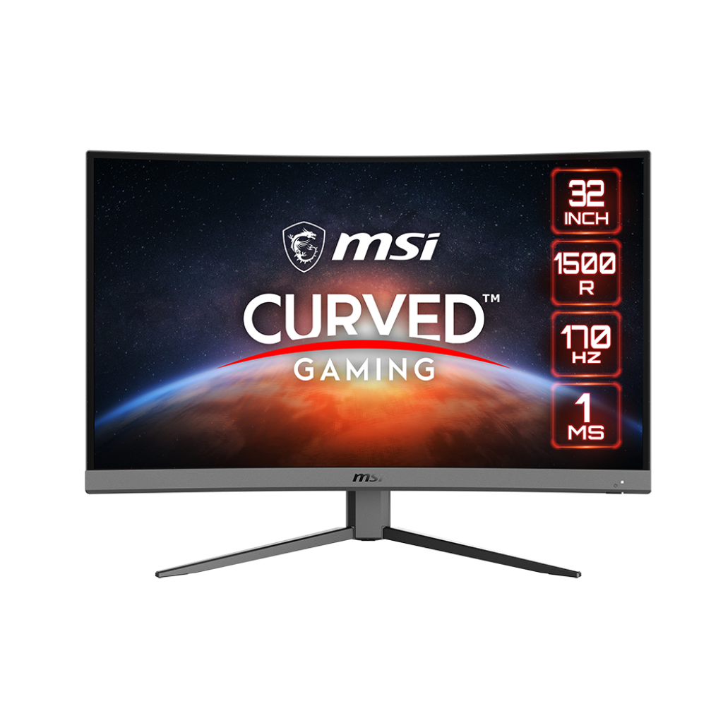 Màn hình máy tính MSI Gaming Cong G32C4 E2 ( 31.5&quot; / 1920x1080 (FHD) / 170 Hz / 1ms / HDMI / DP / Headphone Out ) - Hàng Chính Hãng