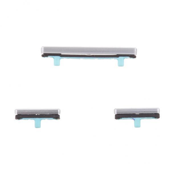 2xFor S8/S8+,on Off Power + Volume Control Buttons Replacement Silver