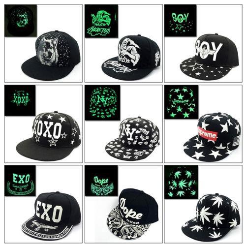 Nón snapback phát sáng phong cách Hip-hop cho nam và nữ MS(591)