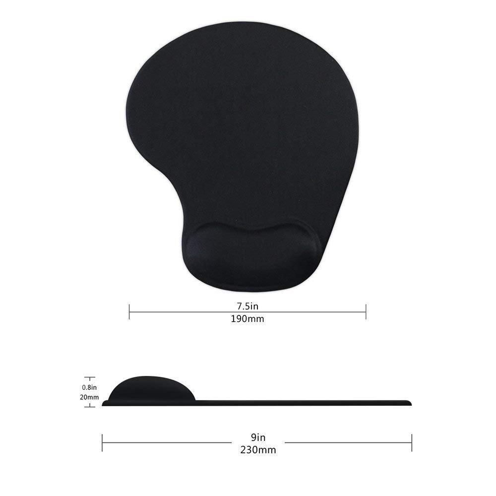 Miếng lót chuột silicone mút đệm êm chống mỏi cổ tay tăng khả năng di chuyển chống giật cho các game thủ