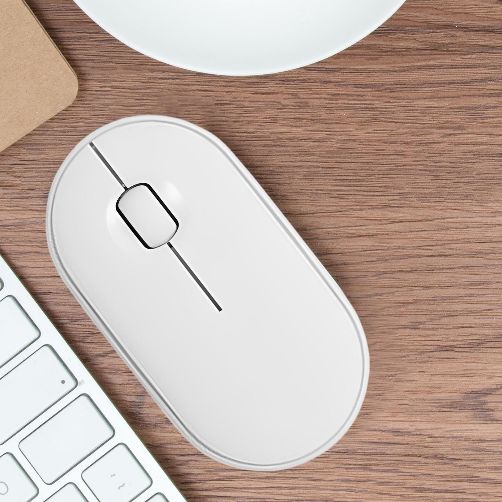 Bluetooth USB Wireless Mouse 1000DPI Portable Rechargeable for Computer