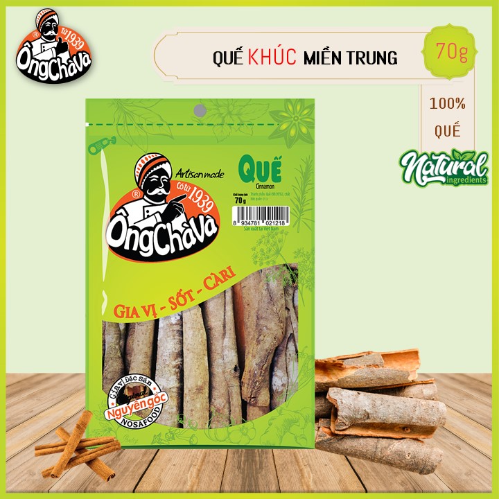 Quế Khúc Nguyên Vỏ Ông Chà Và 70g - Quế Thanh