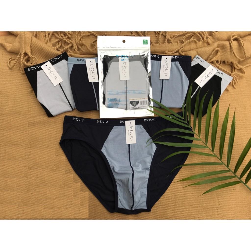 QUẦN LÓT NAM COTTON TÚI ZIP BẠC