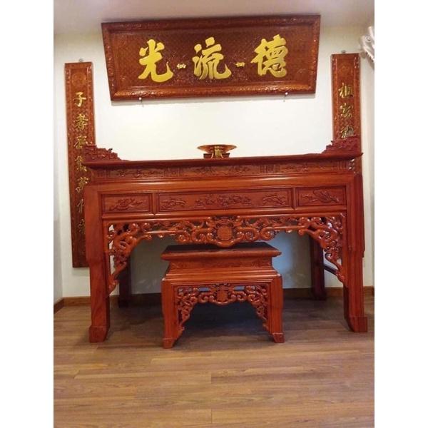 Bàn thờ chân 14cm gỗ hương đá