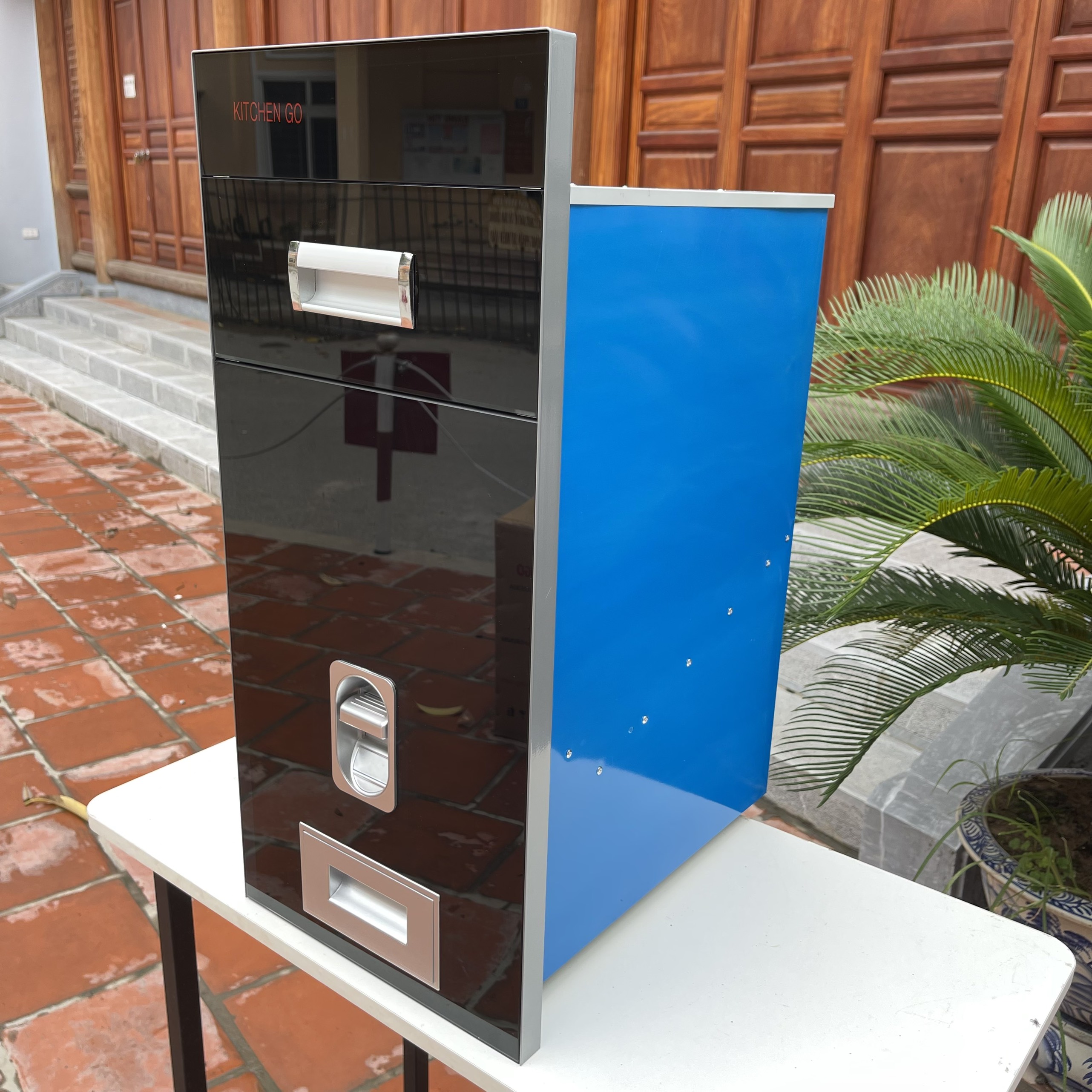 Thùng Đựng Gạo Thông Minh KITCHENGO - Gương Cường Lực - Bảo Hành Vĩnh Viễn