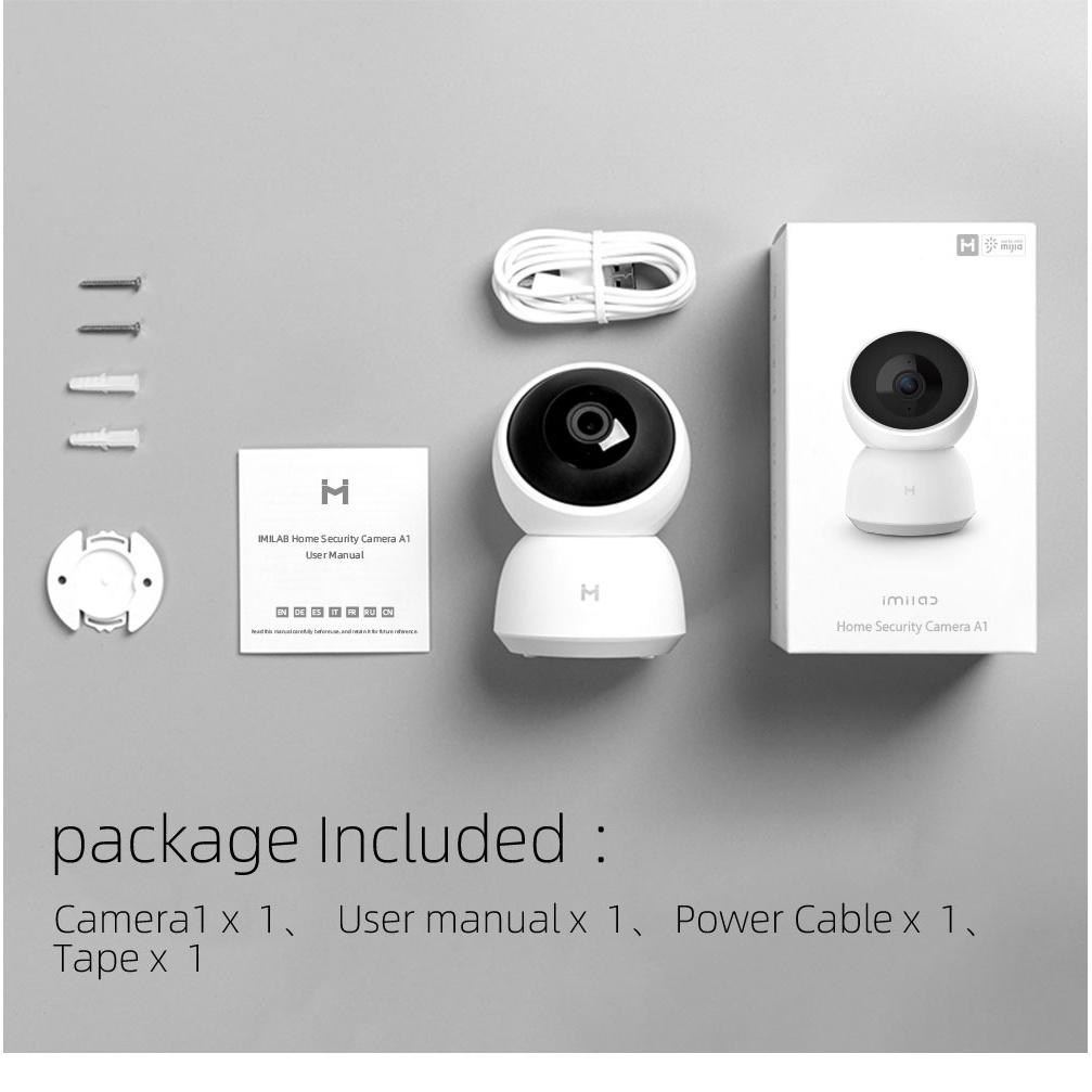 Camera giám sát 2K quay 360 độ Xiaomi Imilab A1 - C20 - C21 Bản Quốc tế - Hàng Chính hãng