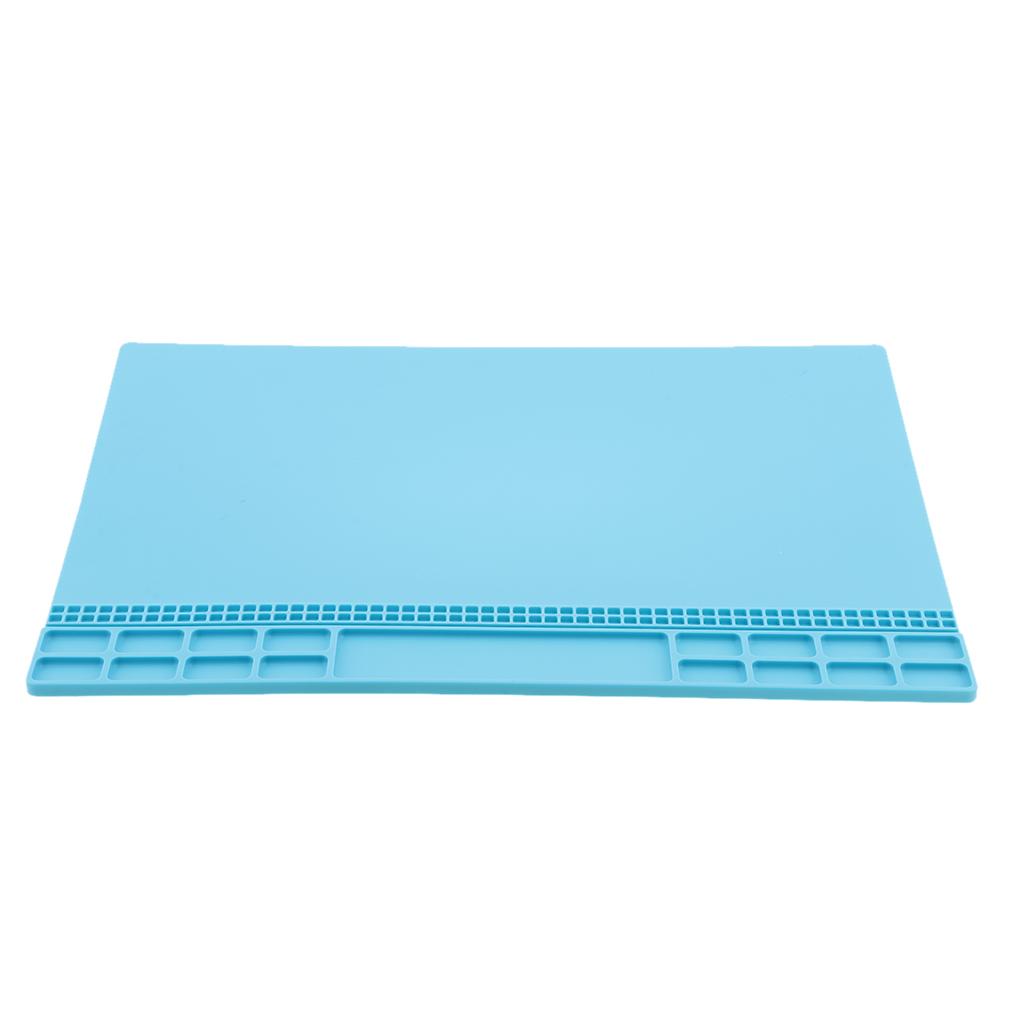 Heat Insulation Silicone Mat Repair Kit, Maintenance Platform Blue&Gray